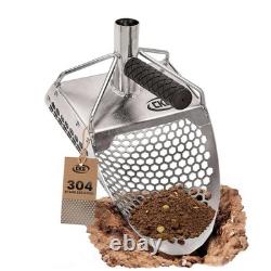 Heavy Duty Sand Scoop for Metal Detecting Stainless Steel Sifter Shovel 11x7