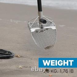 Heavy Duty Sand Scoop for Metal Detecting Stainless Steel Sifter Shovel 11x7