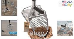 Heavy Duty Sand Scoop for Metal Detecting with Efficient Shark Tooth Sifter