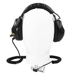 Killer B Optima Headphones with 1/4 Angled Plug for Metal Detector
