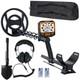 LCD Metal Detector Kit Gold Finder Waterproof Coil withHeadphone Shovel Backpack