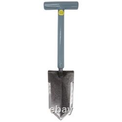 Lesche Mini Sampson 18 T-Handle Shovel for Metal Detecting with Leather Holster
