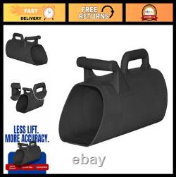 Lightweight 1/2 cu ft Mortar Sand Bag Scoop Plastic Tool for Grout & Concrete