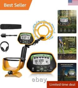 Lightweight Metal Detector for Treasure Hunt Adjustable, 10 Waterproof Coil