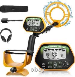Lightweight Metal Detector for Treasure Hunt Adjustable, 10 Waterproof Coil