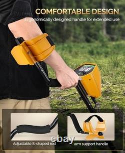 Lightweight Metal Detector for Treasure Hunt Adjustable, 10 Waterproof Coil