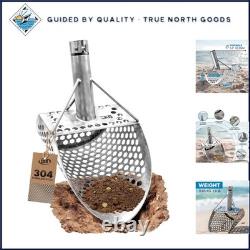 Lightweight Treasure Hunting Scoop with Sturdy Stainless Steel Construction