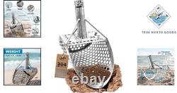 Lightweight Treasure Hunting Scoop with Sturdy Stainless Steel Construction