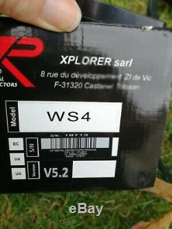 Lite Xp Deus Metal Detector 11 coil With WS4 Headphones. Running v. 5. 21