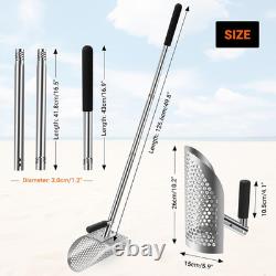 Long Handle Sand Scoop with Shovel for Metal Detecting, Metal Detector at Beach