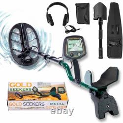 Luxurious Professional Waterproof Metal Detector with 11 DD Coil and LCD screen