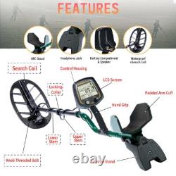 Luxurious Professional Waterproof Metal Detector with 11 DD Coil and LCD screen