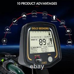 Luxurious Professional Waterproof Metal Detector with 11 DD Coil and LCD screen