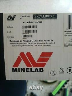 MINELAB EXCALIBUR 2 10 new open box and tested by minelab