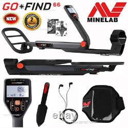 MINELAB GO-FIND 66 Metal Detector With 10 WATERPROOF Coil & 3 BONUS ACCESSORIES