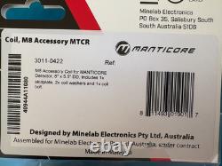 MINELAB M8 8X5.5 Elliptical Double-D Coil with SKIDPLATE for The MANTICORE