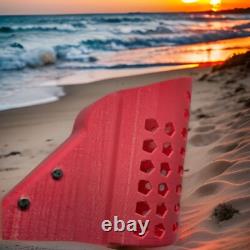 Metal Detecting Beach Sand Scoop PETG Basket, Carbon Fiber Shaft, Custom Color