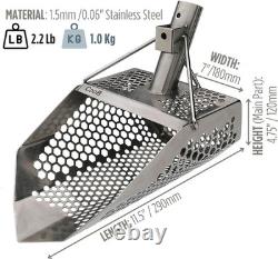 Metal Detecting Scoop Stainless Beach Dig Tool