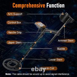 Metal Detector Gold Finder Digger Deep Sensitive Light Hunter with LCD Display