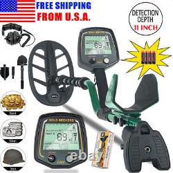 Metal Detector Gold Hunter 11 Waterproof Search coil Included and 3 Accessories