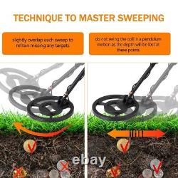 Metal Detector, Professional Gold Digger Deep Waterproof Coil with Shovel Carry