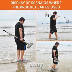 Metal Detector Sand Shovel Stainless Steel Beach Metal Detecting Shovel with 1