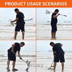 Metal Detector Sand Shovel Stainless Steel Beach Metal Detecting Shovel with 1