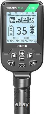 Metal Detector Waterproof, Nokta Simplex Ultra Lite Metal Detector with 9.5'