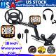 Metal Detector for Adults 10-inch Waterproof Coil and Headphone Plus Accessories