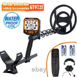 Metal Detector for Adults 10-inch Waterproof Coil and Headphone Plus Accessories