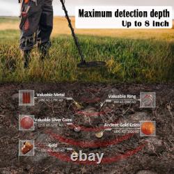 Metal Detector for Adults 10-inch Waterproof Coil and Headphone Plus Accessories