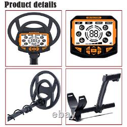 Metal Detector for Adults 10-inch Waterproof Coil and Headphone Plus Accessories