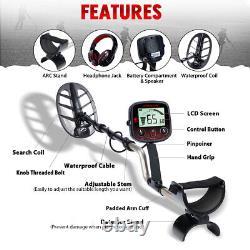 Metal Detector for Adults 11-inch Waterproof Coil and Headphone Plus Accessories