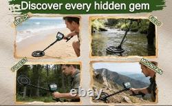 Metal Detector for Adults Professional, Advanced DSP Chip, Waterproof black