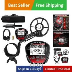 Metal Detector for Adults, Professional Metal Detectors Waterproof with 10