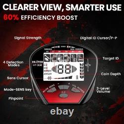 Metal Detector for Adults, Professional Metal Detectors Waterproof with 10