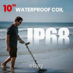 Metal Detector for Adults, Professional Metal Detectors Waterproof with 10