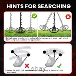 Metal Detector for Adults, Professional Metal Detectors Waterproof with 10