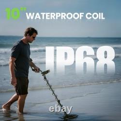Metal Detector for Adults Waterproof, Professional Gold Detector Kit with Hig