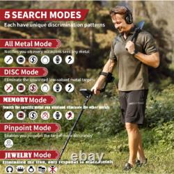 Metal Detector with 10 Waterproof Coil & 5 Accessories-Pinpoint and Memory Mode Metal Detector with 10 Waterproof Coil & 5 Accessories-Pinpoint and Memory Mode