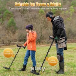 Metal Detector with 10 Waterproof Coil & 5 Accessories-Pinpoint and Memory Mode