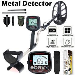 Metal Detector with 11 IP68 Coil and 3 Accessories, All Metal Treasure Hunter