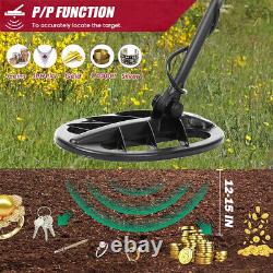 Metal Detector with 11 IP68 DD Coil & 3 Accessories All Metal Treasure Detector