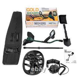 Metal Detector with 8.5 x 11 DD Waterproof Coil & 3 Accessories PRO Gold Tracker