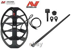 Minelab 15 x 12 EQX 15 DD Waterproof Coil + Lower Rod Equinox & Xterra Series $