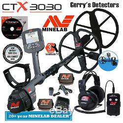 Minelab CTX 3030 Metal Detector, Pro-Find 20 Pointer, Wireless Remote, & More