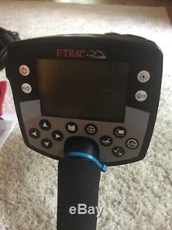 Minelab E-Trac Metal Detector With Accessories Barely Used