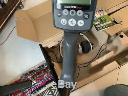 Minelab EQUINOX 600 Metal Detector With Box Used only 4 times FREE Shipping