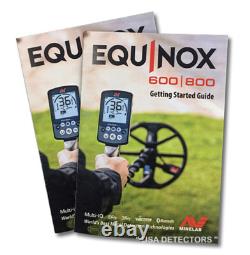 Minelab EQUINOX 800 Multi Frequency Metal Detector with FREE EQX 6 Search Coil