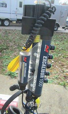 Minelab Excalibur 1000 Metal Detector with straight and original S shaft